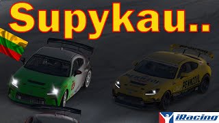 Aš Piktas šiose Naktinėse Lenktynėse Negaliu Patikėt  iRacing Lietuviškai [upl. by Skelton631]