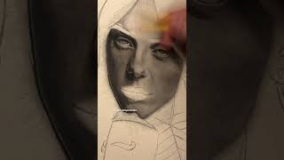 DRAWING BILLIE tiktokraymondportraits art shortsvideo billieeilish artistdrawing drawing [upl. by Burlie]