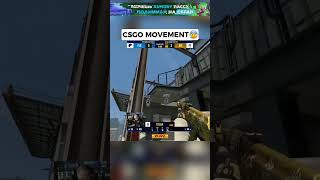 CSGO movement😰 cs2 counterstrike csgo [upl. by Retsub]