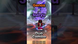 Genos X Suiryu Combo The Strongest Battleground thestrongestbattlegrounds roblox pvp [upl. by Aksel]