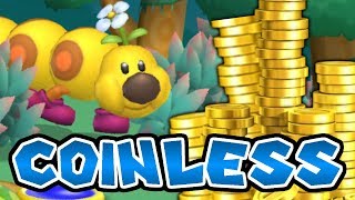 New Super Mario Bros Wii COINLESS Challenge World 5 [upl. by Eglantine]