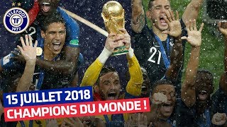 La France championne du monde  15 juillet 2018 [upl. by Sontag910]