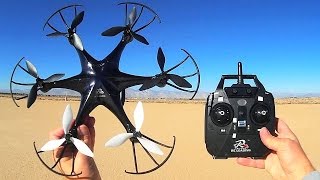 RC Leading RC126 Hexacopter Drone Flight Test Review [upl. by Yehs]