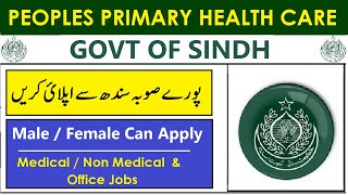 PPHI Sindh Jobs 2024  PPHI sindh jobs 2024 online apply  Social Circle [upl. by Quincey]