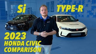 Compare 2023 Honda Civic TypeR vs 2023 Civic Si  Burnsville  Bloomington  Mpls  St Paul  MN [upl. by Desberg680]