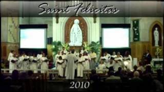 2010 part 18 And He Blessed My Soul  Saint Felicitas Adult Choir [upl. by Etom]