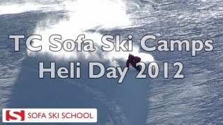 Treble Cone Sofa Ski Camps  Heli Day 2012 [upl. by Silliw]