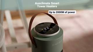 Ausclimate Smart Tower Heater  Matte Sage [upl. by Con]