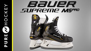 Bauer Supreme M5 Pro Hockey Skates  Product Review [upl. by Sansone242]