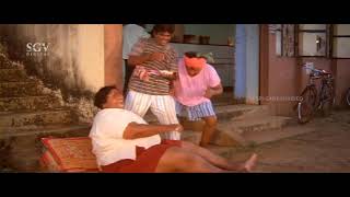 Kannada Comedy  Tennis Krishna and Kashi Funny Scene  Mutthinantha Hendathi Movie [upl. by Ertnod]