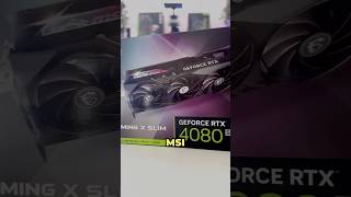 Check out the MSI GeForce RTX 4080 SUPER Gaming X Slim 🔥😍👍 MSIGamingOfficial [upl. by Hittel]