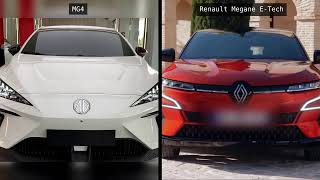 MG4 vs Renault Megane ETech [upl. by Namajneb]