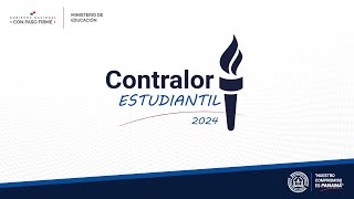 Concurso de Elección  Contralor Estudiantil Nacional 2024 [upl. by Harifaz]