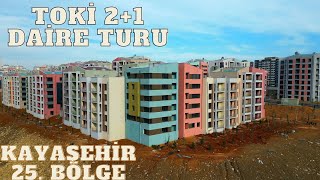 Toki’nin Yeni Projesinde 21 Daire Turu Kayaşehir 25 Bölge 50000 Konut Başakşehir Emlak [upl. by Idoj]