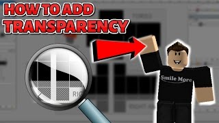 How to add Transparency SHOW SKIN on a ROBLOX ShirtPants 2017 FREE using Gimp [upl. by Medin415]