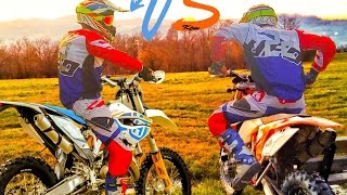 KTM VS Husqvarna  125   COMPARATIVA [upl. by Ansell930]