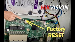 Hikvision NVR Password Reset  How to Reset Hikvision NVRDVR Password to default setting 2024 [upl. by Hasile752]