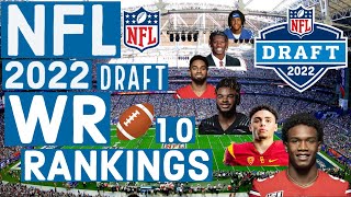 Top 10 Wide Receivers in the 2022 NFL Draft  WR RANKINGS 10 [upl. by Ahsekam603]