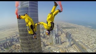 Burj Khalifa Pinnacle BASE Jump  4K [upl. by Aziza]