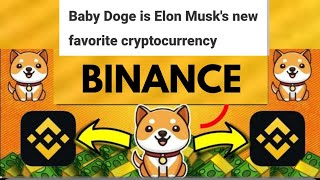 Baby Dogecoin News Today  Burning  BabyDoge Coin Price Pump  Binance Listing [upl. by Annayt974]