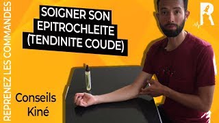 Épitrochléite tendinite interne coude  Traitement massage exercices kiné [upl. by Sewoll]