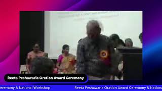 Reeta Peshawaria Oration Award Ceremony [upl. by Yenaffit]