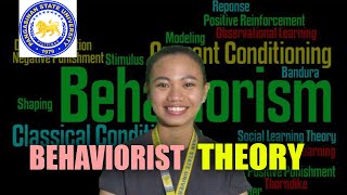 BEHAVIORIST THEORY [upl. by Aniled]