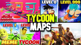 5 BEST Fortnite Tycoon Creative 20 Maps in 2023 2 [upl. by Terrag925]