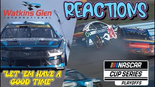 REACTIONS 2024 NASCAR Watkins Glen [upl. by Avan]