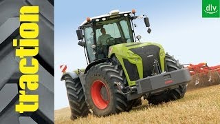 Der neue Claas Xerion 4000 im tractionFahrbericht [upl. by Gui]