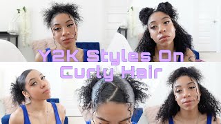 Y2K Hairstyles For Curly Hair [upl. by Naitsirhk]