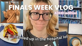 Finals Week Vlog 2024 GONE WRONG  realistic cramming amp schoollife balance [upl. by Guglielmo]