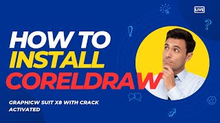 How to install CorelDraw Graphics Suit X8 with crack activated coreldraw coreldrawtutorial [upl. by Nnyloj18]