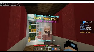 How to get the gift time prefix in cubecraft [upl. by Ynttirb]