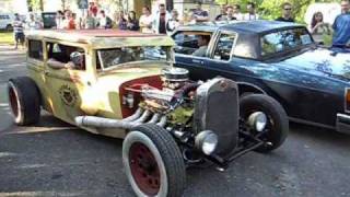 Rat Rod V8 Exhaust Sound [upl. by Etnuahc]