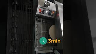 baking pizza base in impinger conveyor pizza oven Contact 9266606060 [upl. by Frager]