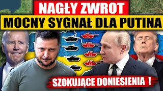 NAGŁY ZWROT  MOCNY SYGNAŁ DLA PUTINA [upl. by Farant]