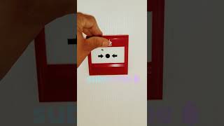 how reset firex manual call point youtube fire firealarm shorts [upl. by Notsek]