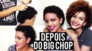 Como finalizar cabelos crespos curtos pós Big Chop  Tipo 4a [upl. by Assirialc]