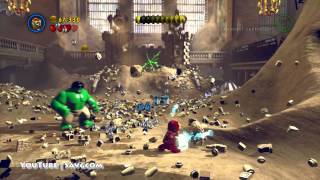 LEGO Marvel Super Heroes  01  Sand Central Station  ALL MINIKITS amp STAN LEE [upl. by Kalin]