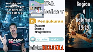 IPA kelas 7 BAB 1 hakikat ilmu sains dan metode ilmiah bag 4 hal 25 35 [upl. by Groark]