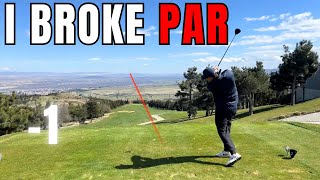 I BROKE PAR as an 8 HandicapFirst Time [upl. by Willtrude827]