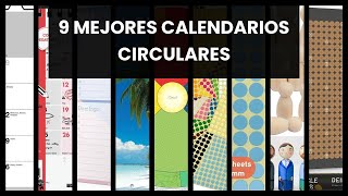 Calendario circular 9 mejores calendarios circulares [upl. by Amador321]