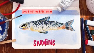 Fun Fish Watercolor  Beginner Art Tutorial [upl. by Hankins]