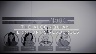 quotThe Algonquian territorys resourcesquot  Algonquians around 1500  Societies amp Territories [upl. by Ofella]