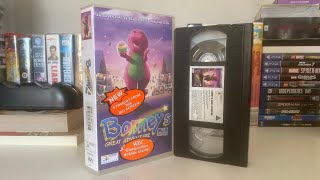 Opening to Barney’s Great Adventure 1998 VHS South African Copy [upl. by Amoeji]