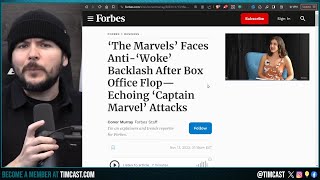 Brie Larson The Marvels BOMB Has Woke Media amp Director SCREAMING Racism GO WOKE GO BROKE And We Win [upl. by Holman]