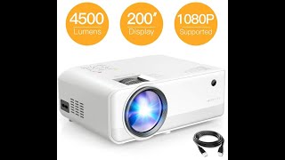 Mini Projector APEMAN 4500 Lumen 1080P [upl. by Aramot]