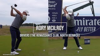 Rory McIlroy Golf Swing Drivers FO amp DTL ASI Scottish Open North Berwick July 2019 [upl. by Chrisse469]