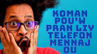 KOMAN POUW PRAN LIY TELEFON MENAJ OUMETOD 2020 [upl. by Ennaesor546]